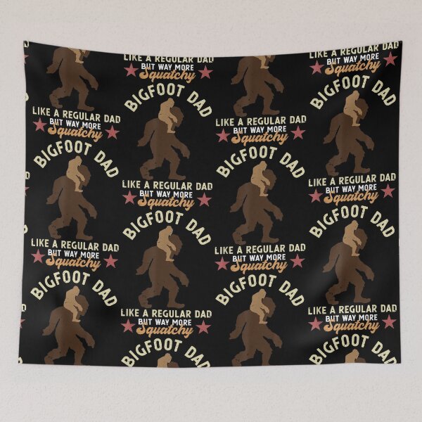 Item preview, Bigfoot Dad Like a Regular Dad but Way More Squatchy - Funny designed and sold by MixminBellys.
