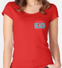 Venice Beach California Where Life's A Beach Shirt Fitted Scoop T-Shirt