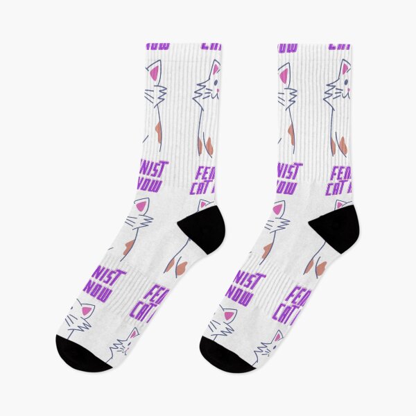 Item preview, Cat Know Feminist designed and sold by MixminBellys.