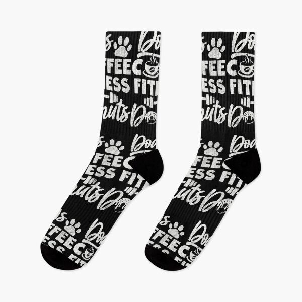 Item preview, Dogs Coffee Fitness Donuts Gym Foodie Workout designed and sold by MixminBellys.