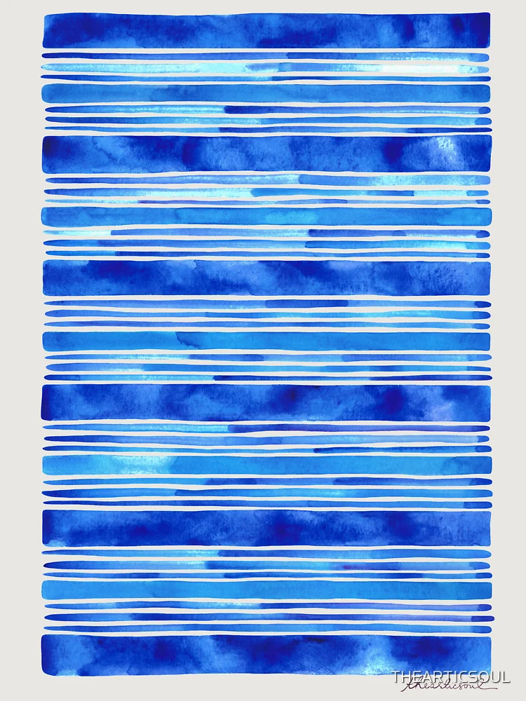 Imagen 6 de 6, Sudadera con capucha oversize prémium con la obra Azul claro, diseñada y vendida por THEARTICSOUL.