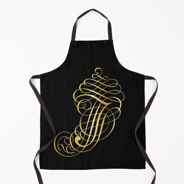 Item preview, Ornamental Letter I, Golden Monogram, Gold Monogram Ornament designed and sold by PROMEN Creativity.