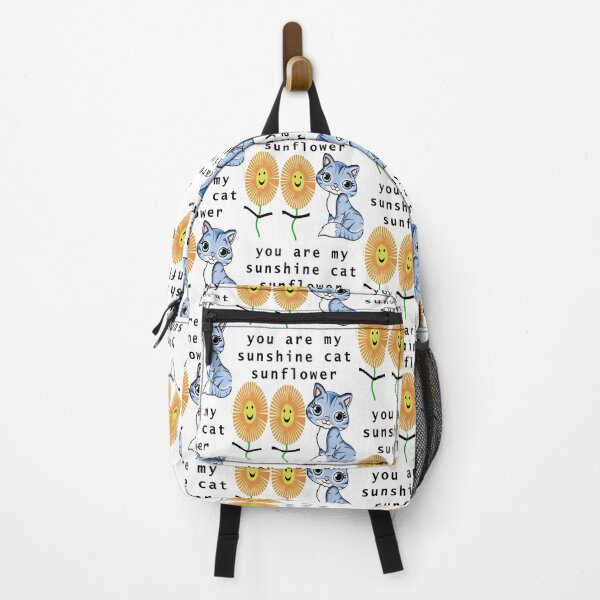 Item preview, You Are My Sunshine Cat Sunflower designed and sold by Tamas Das.