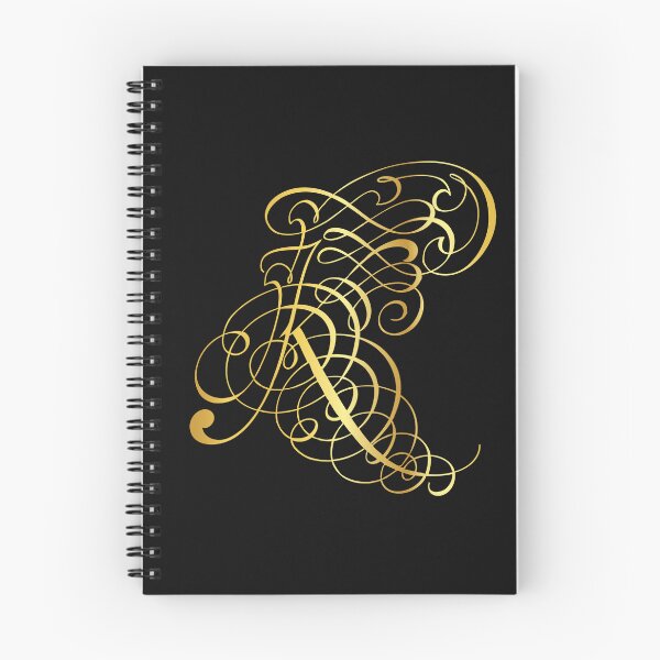 Item preview, Ornamental Letter K, Golden Monogram, Gold Monogram Ornament designed and sold by PROMEN Creativity.