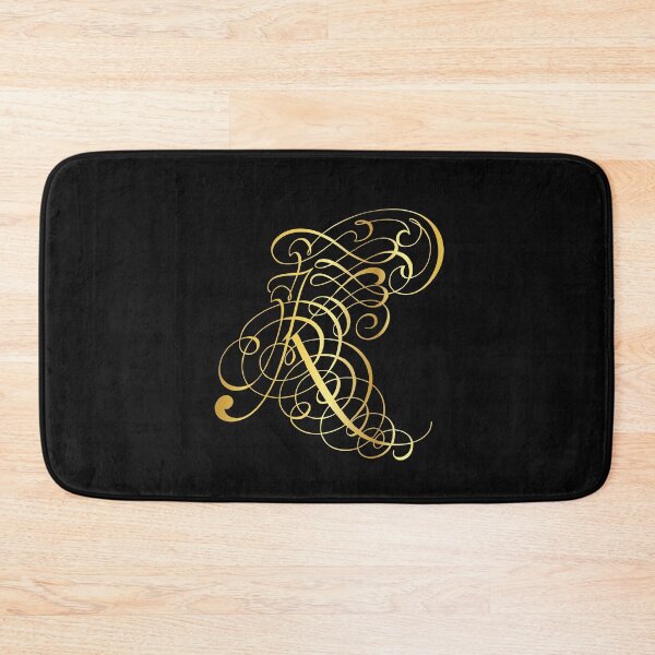 Item preview, Ornamental Letter K, Golden Monogram, Gold Monogram Ornament designed and sold by PROMEN Creativity.
