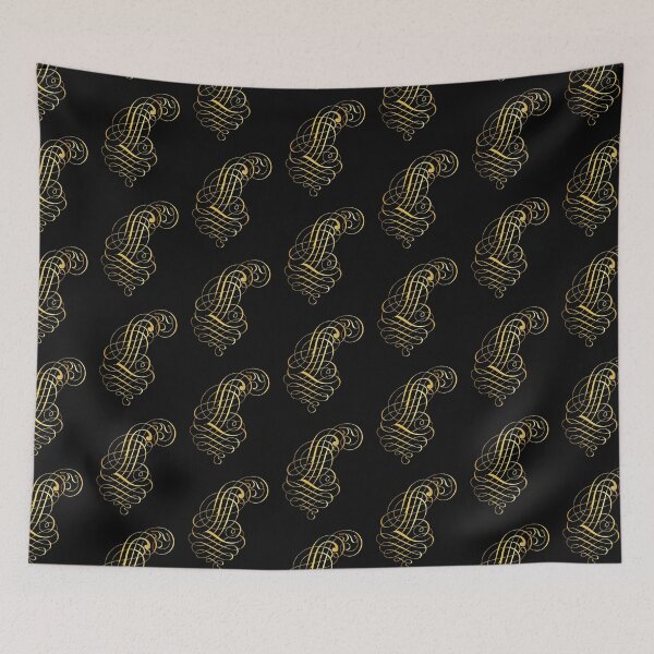Item preview, Ornamental Letter L Golden Monogram, Gold Monogram Ornament designed and sold by PROMEN Creativity.