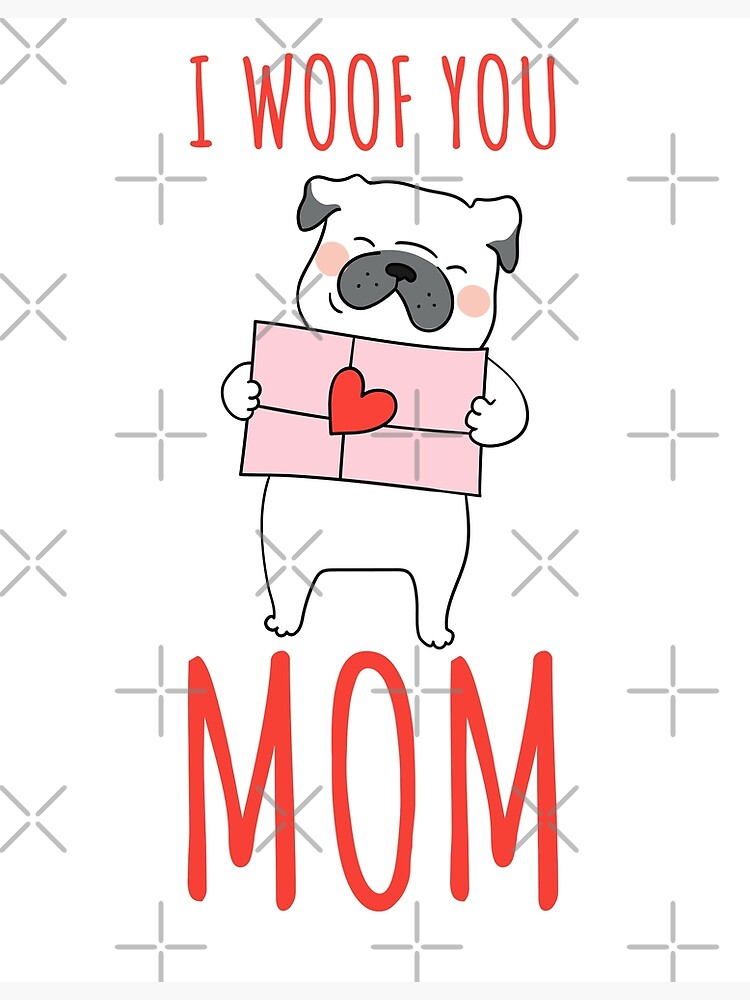 Dog Mom - Happy Mother's Day, dog lover, Mother's Day gift Poster for Sale  by Colors nature