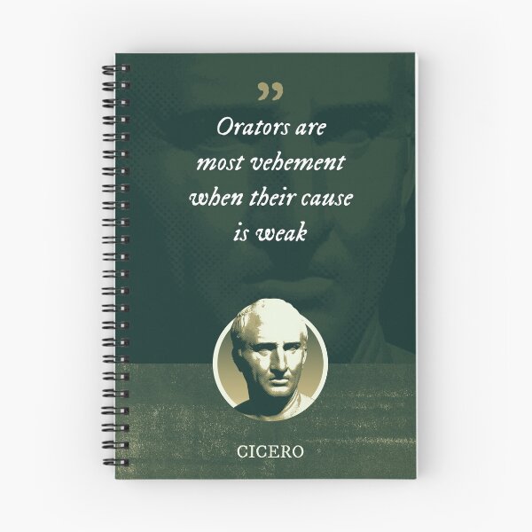 Item preview, Marcus Tullius Cicero - Orators are most vehement when their cause is weak designed and sold by Syahrasi.