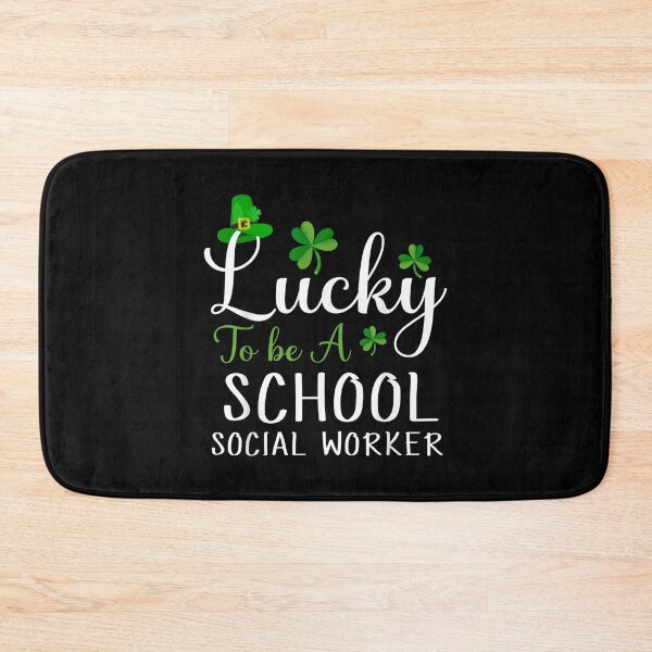 Item preview, Lucky To Be A School Social Worker Happy St Patricks Day  designed and sold by bessiey23.