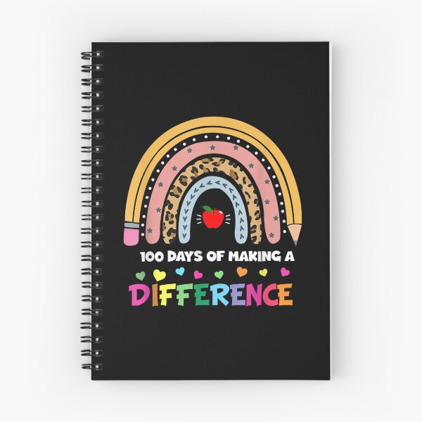 Item preview, 100 Days Of Making A Difference 100th Day Leopard Rainbow  designed and sold by bessiey23.