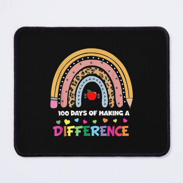 Item preview, 100 Days Of Making A Difference 100th Day Leopard Rainbow  designed and sold by bessiey23.