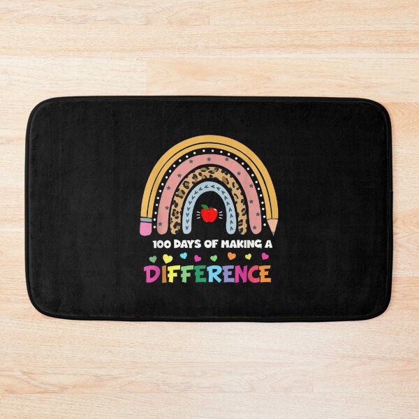 Item preview, 100 Days Of Making A Difference 100th Day Leopard Rainbow  designed and sold by bessiey23.