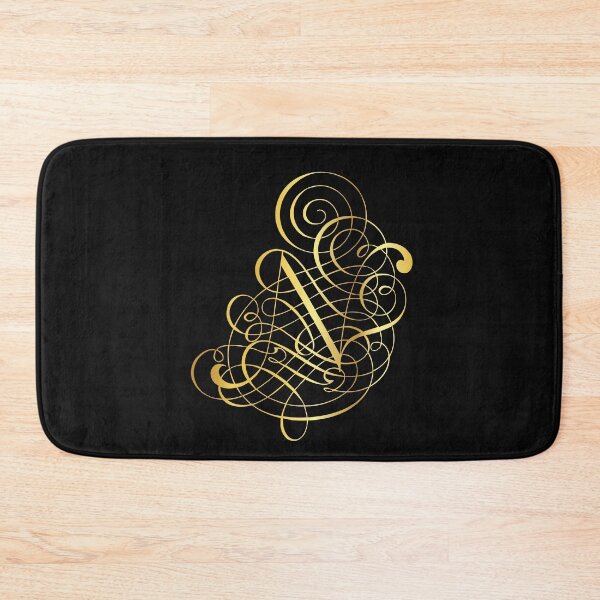 Item preview, Ornamental Letter N, Golden Monogram, Gold Monogram Ornament designed and sold by PROMEN Creativity.