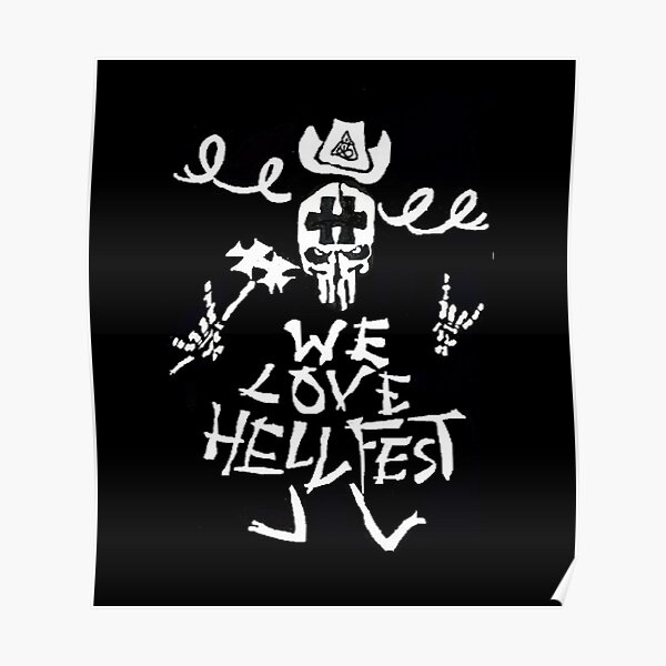 Hellfest ensemble Sticker Poster