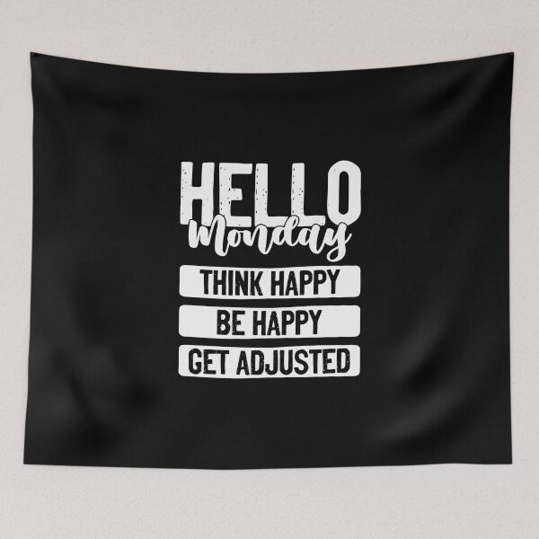 Item preview, Hello Monday A Funny Chiropractic Spine Chiropractor designed and sold by Nessshirts.