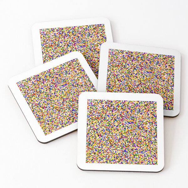 Item preview, Patrón aleatorio de cuadrícula de varios colores 100x100 puntos designed and sold by Mmark94.