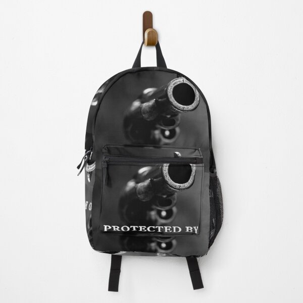 Item preview, Protected by Gun Weapon Warning High Speed Wireless Device Danger Rifle self-defense designed and sold by DOM-Shop.
