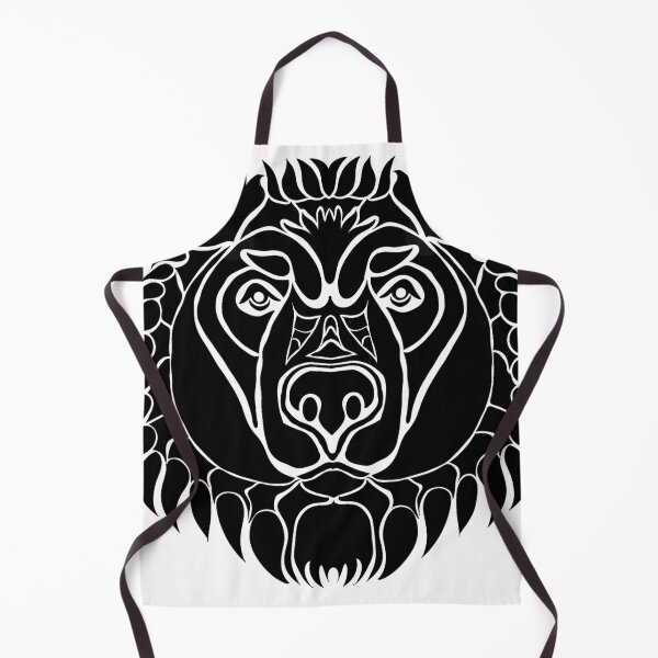 Item preview, Black Tribal Bear designed and sold by Curraleigh Crafts.