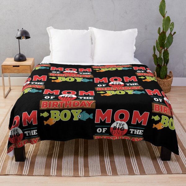 Item preview, Big One Fishing Theme Mom of the Birthday Boy designed and sold by MixminBellys.