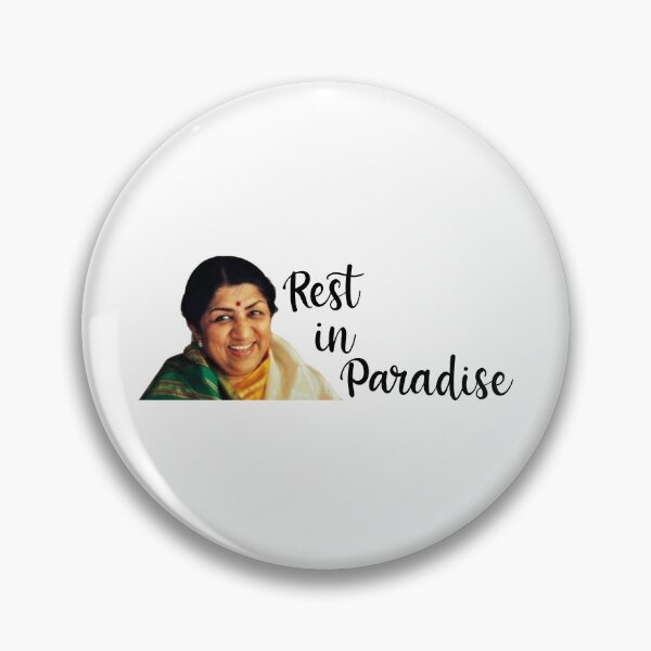 Item preview, Rest in Paradise Lata Mangeshkar designed and sold by StefanCgraphics.