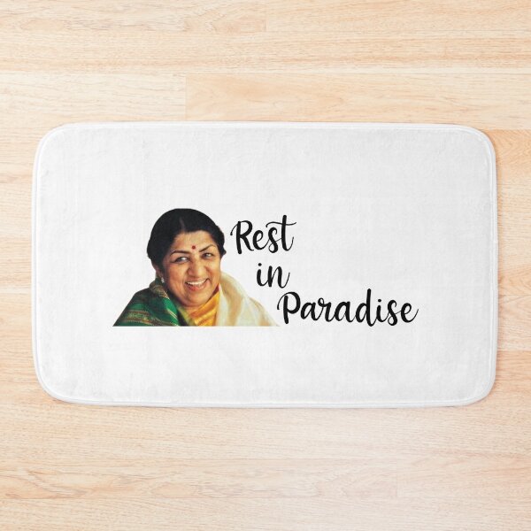 Item preview, Rest in Paradise Lata Mangeshkar designed and sold by StefanCgraphics.