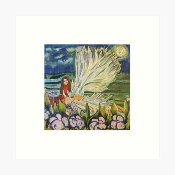 Item preview, Angel Flying Too Close to the Ground designed and sold by Christy Boyer.