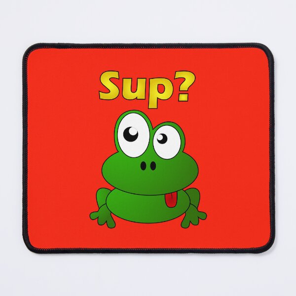 Item preview, Sup Frog Funny Meme designed and sold by HangOnShopping.