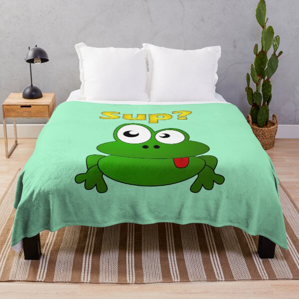 Item preview, Sup Frog Funny Meme designed and sold by HangOnShopping.