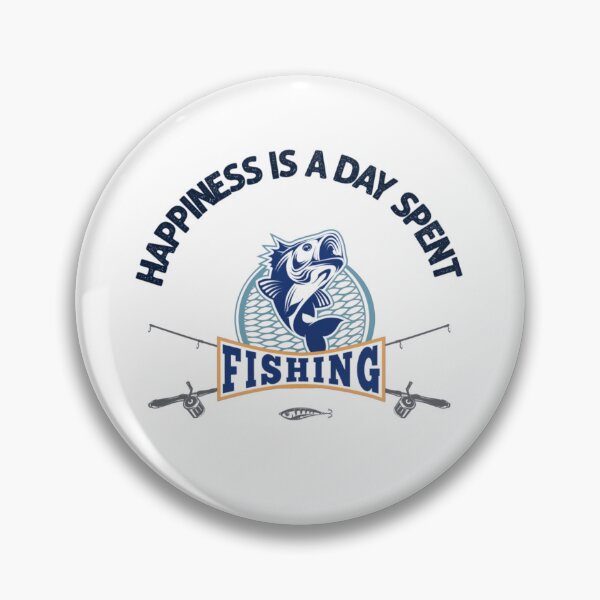 Item preview, Happiness is a Day Spent Fishing designed and sold by Mr Wolf.