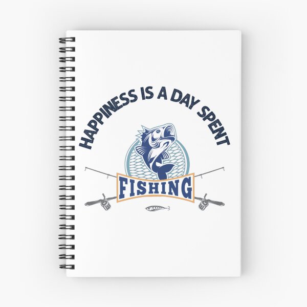 Item preview, Happiness is a Day Spent Fishing designed and sold by Mr Wolf.