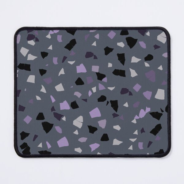 Item preview, Patrón de mosaico de terrazo de mármol gris designed and sold by thesnowwhyte.