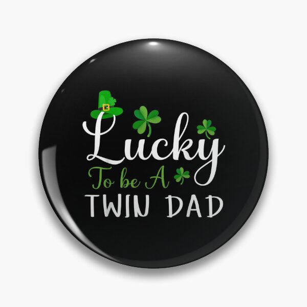 Item preview, Mens Lucky To Be A Twin Dad Cute Happy St Patricks Day  designed and sold by bessiey23.
