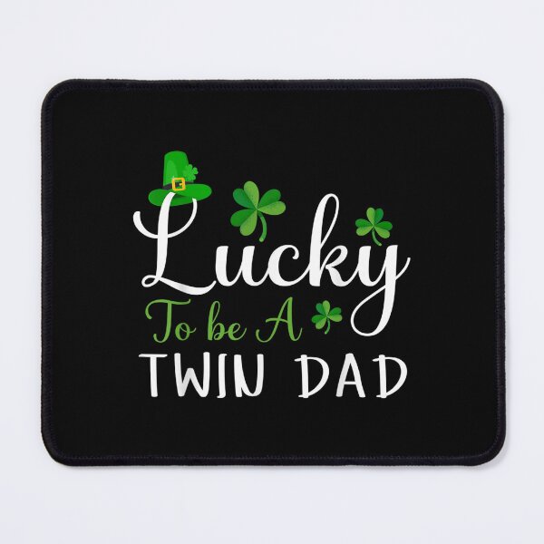 Item preview, Mens Lucky To Be A Twin Dad Cute Happy St Patricks Day  designed and sold by bessiey23.