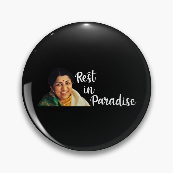 Item preview, Rest in Paradise Lata Mangeshkar designed and sold by StefanCgraphics.