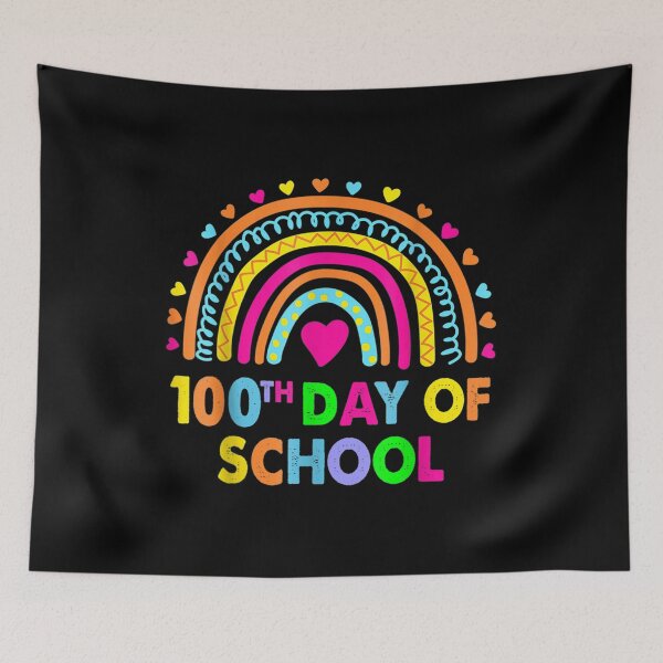 Item preview, Happy 100th Day Of School Teacher Rainbow 100 Days Smarter  designed and sold by bessiey23.
