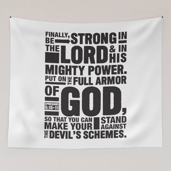 Item preview, Ephesians 6:10-11 Be Strong in the Lord  designed and sold by plushism.