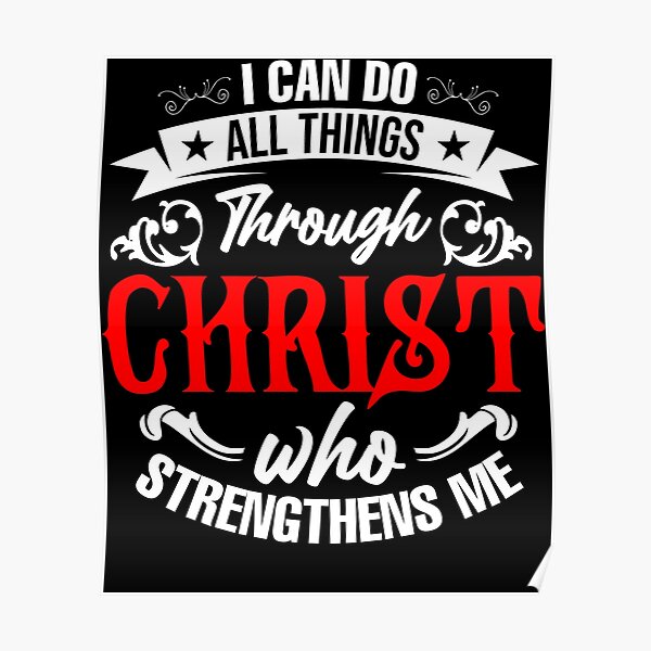 I can do christ who strengthens me all things through Atlanta