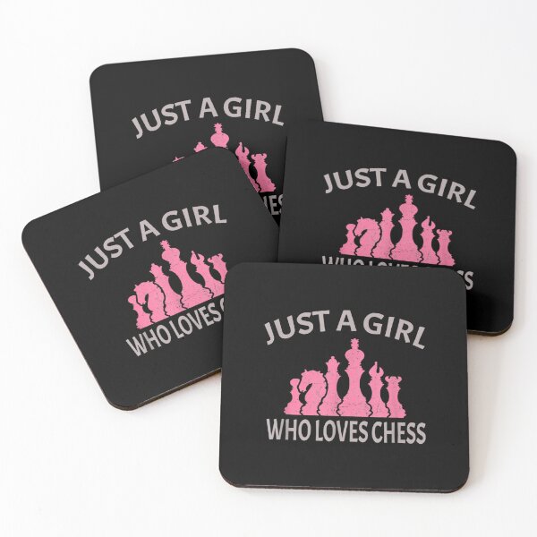 Item preview, Just A Girl Who Loves Chess Graphics Design  designed and sold by bessiey23.
