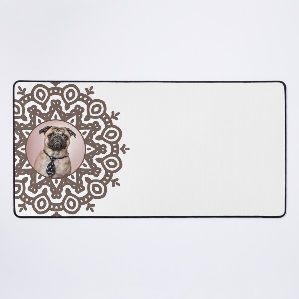 Item preview, Tan Pug Mandala designed and sold by momofdoggos.