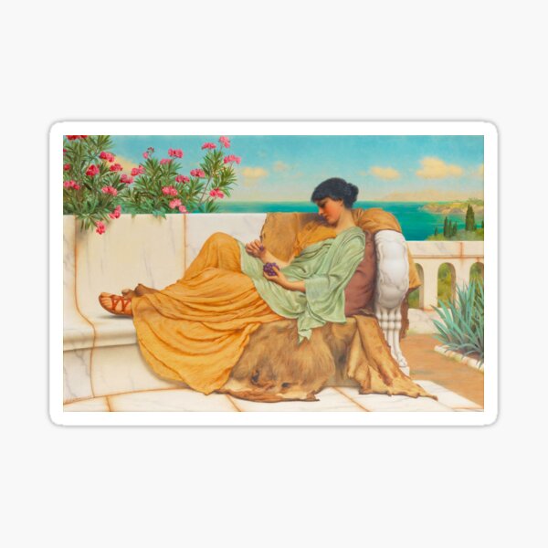 Item preview, HD JOHN WILLIAM GODWARD - Dolce Far Niente (1907) designed and sold by gologodesigns.