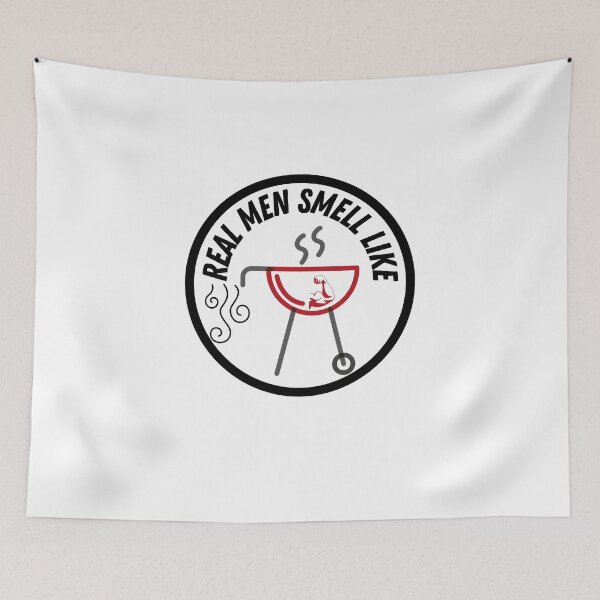 Item preview, real men smell like barbecue designed and sold by zyteam.