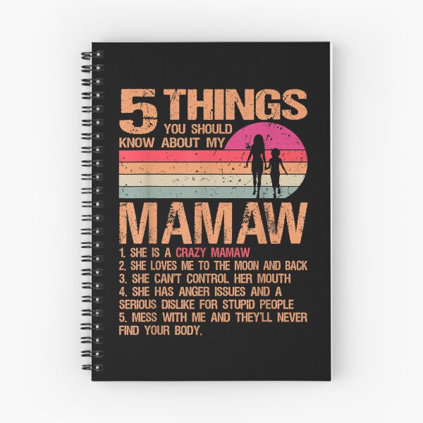 Item preview, 5 Things You Should Know About My Mamaw Vintage Mother's Day  designed and sold by bessiey23.