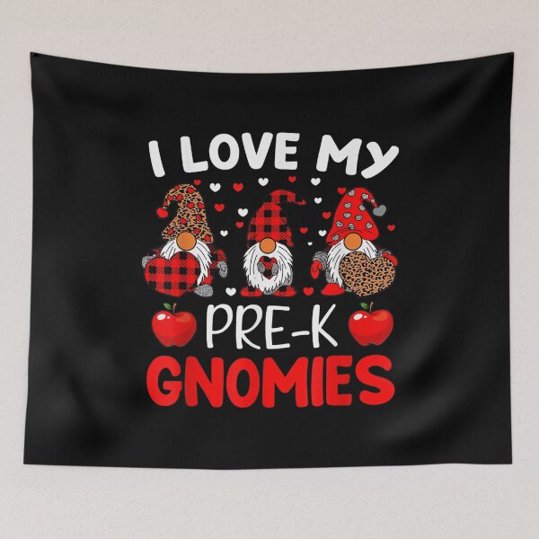 Item preview, I Love My Pre K Grade Gnomies Valentine's Day Teacher  designed and sold by bessiey23.