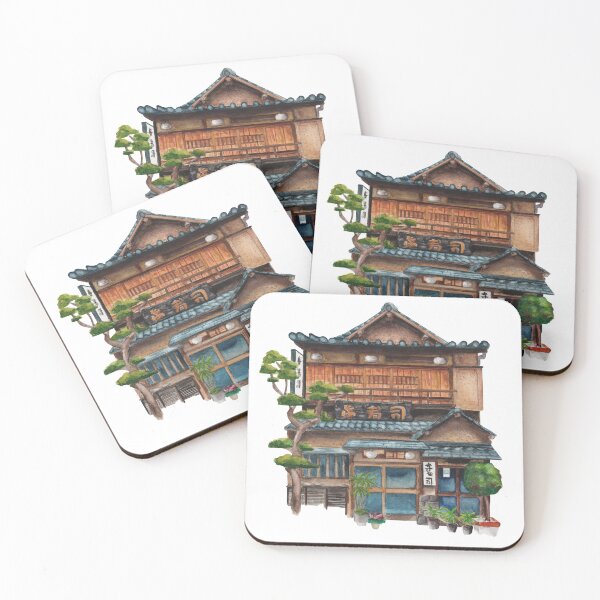 Item preview, Watercolor - Japanese sushi restaurant  designed and sold by Karolien Kenis.