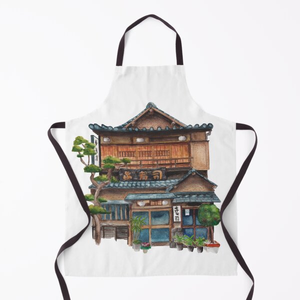 Item preview, Watercolor - Japanese sushi restaurant  designed and sold by Karolien Kenis.