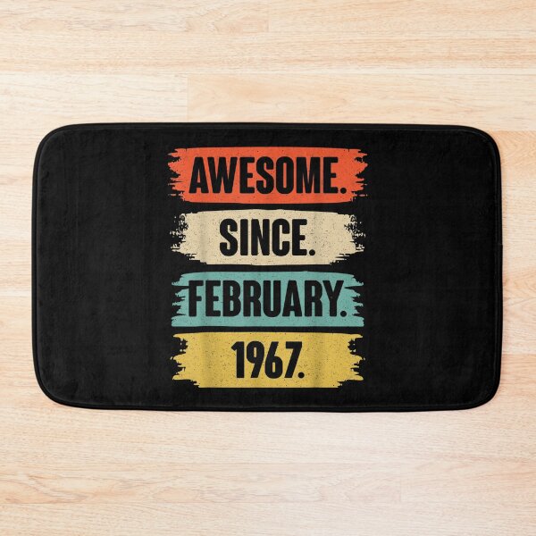 Item preview, 55 Year Old Gift Awesome Since February 1967 55th Birthday  designed and sold by bessiey23.