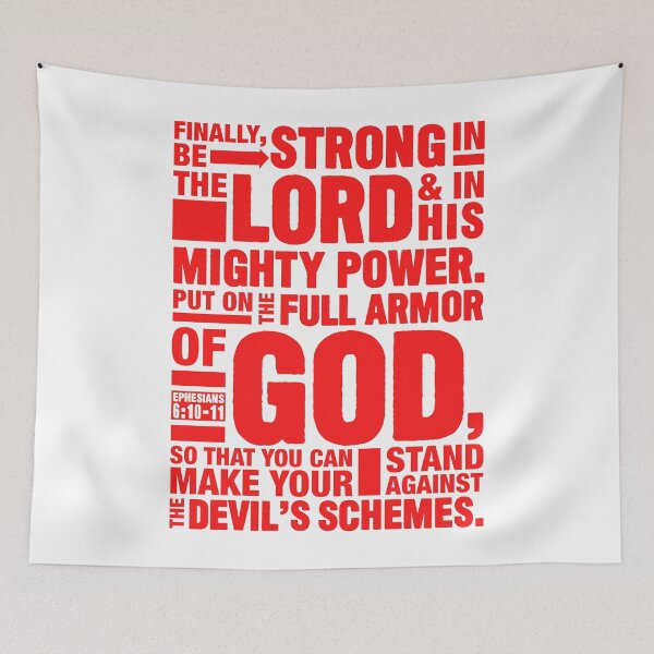 Item preview, Ephesians 6:10-11 Be Strong in the Lord  designed and sold by plushism.
