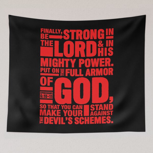 Item preview, Ephesians 6:10-11 Be Strong in the Lord  designed and sold by plushism.