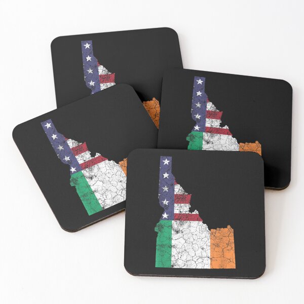 Item preview, Idaho Irish American Flag St Patrick's Day Saint Paddy  designed and sold by bessiey23.