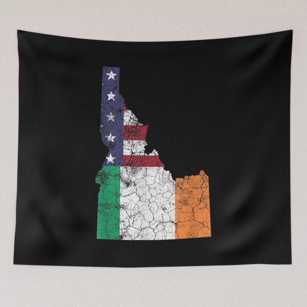 Item preview, Idaho Irish American Flag St Patrick's Day Saint Paddy  designed and sold by bessiey23.